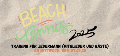 Beachtennis Training 2025